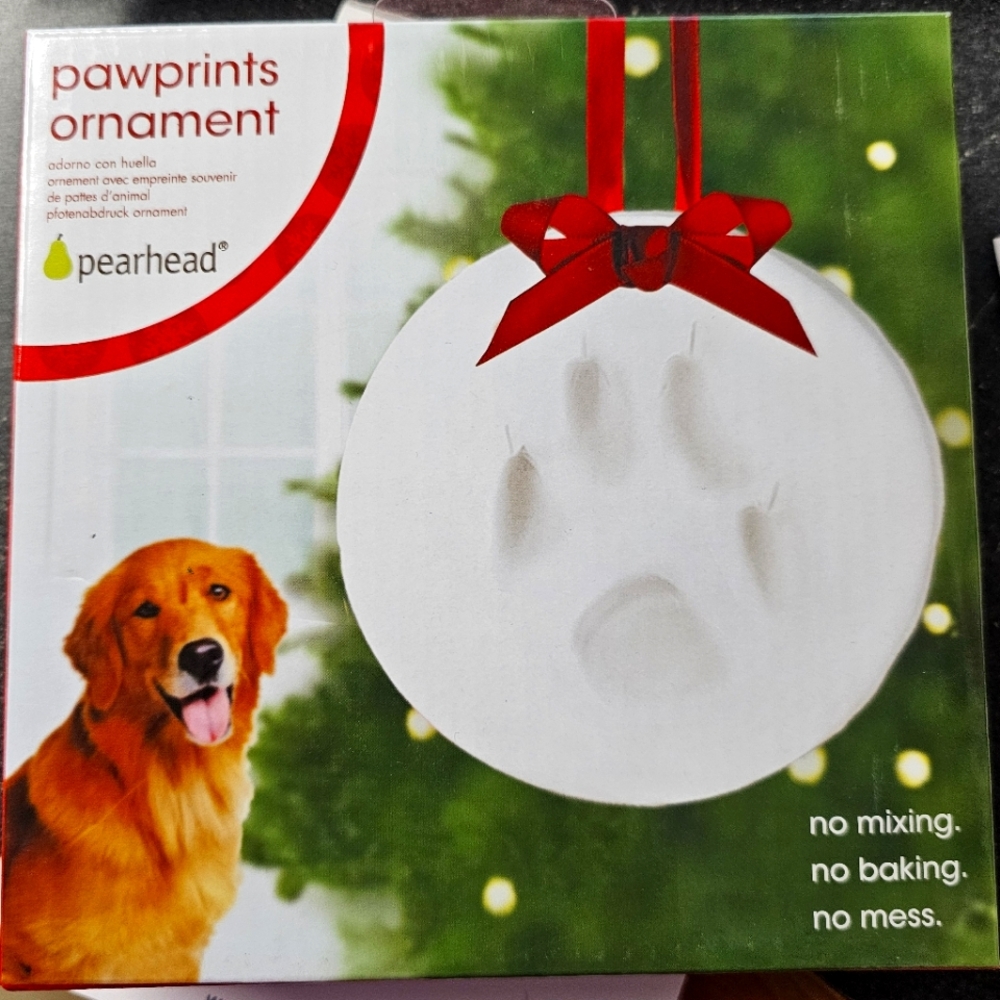 Pearhead Pawprints Ornament Kit